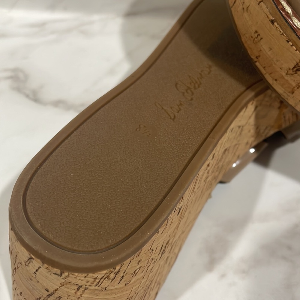 Women’s Sam Edelman Cork Wedge Sandals - Picture 7 of 7